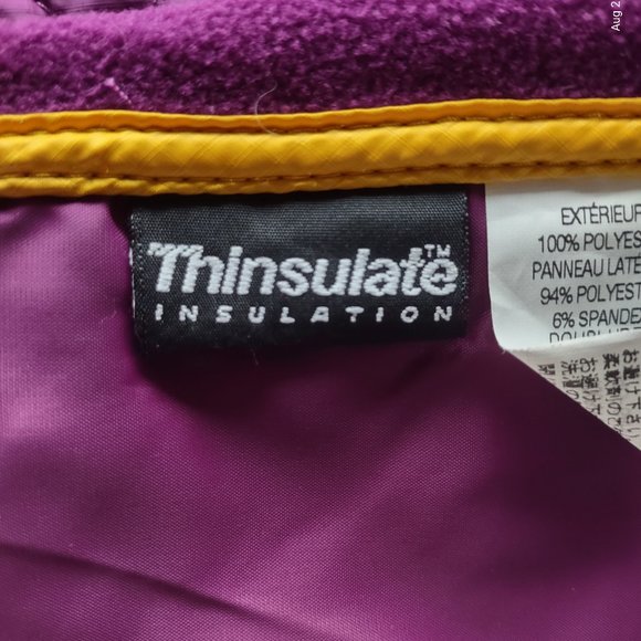 L.L. Bean Plum Quilted Puffer Vest Size XS - Picture 7 of 8